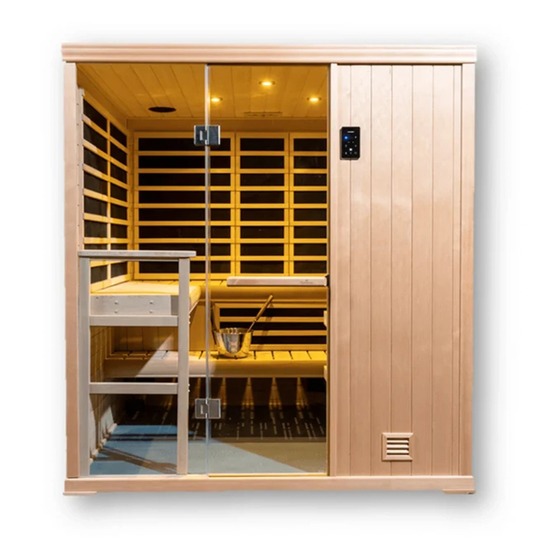 Finnleo Hallmark InfraSauna IS565 (Infrared + Traditional, 3-Person)