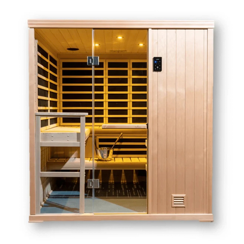 Finnleo Hallmark InfraSauna IS565 (Infrared + Traditional, 3-Person)
